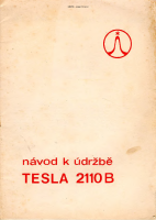 Tesla 2110b - Navod k udrzbe 